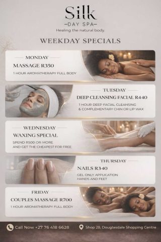 silk day spa weekday specials